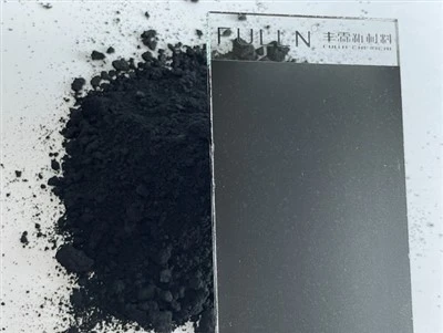 Spinel Dubh Copar Chromite P.Bk.28 FU-GS611 Do Dhuach Priontála Gloine